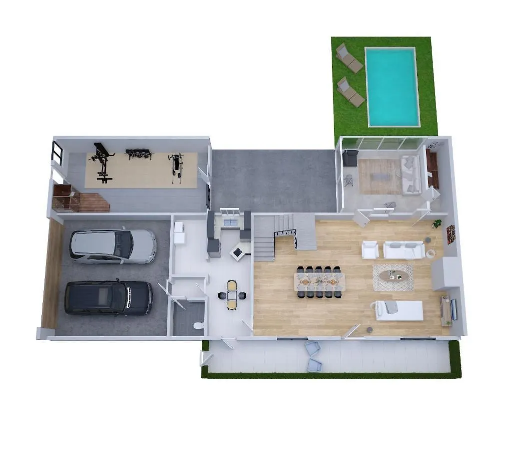 Villa Ker Bleuenn * 10 Personnes * Piscine * Sauna La Fresnais 0*,